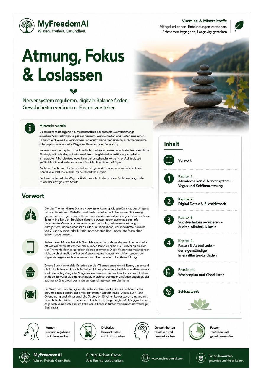 Cover: Atmung, Fokus & Loslassen