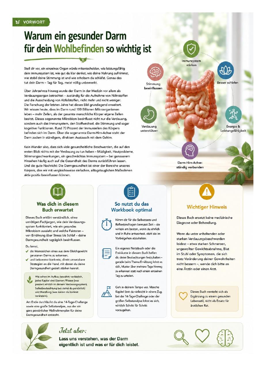 Cover: Workbook Darmgesundheit