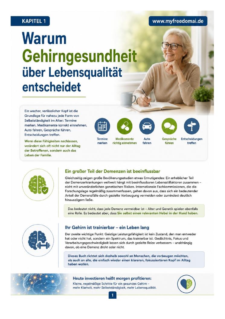 Vorschau Seite 2 – Gehirngesundheit & Demenzprävention