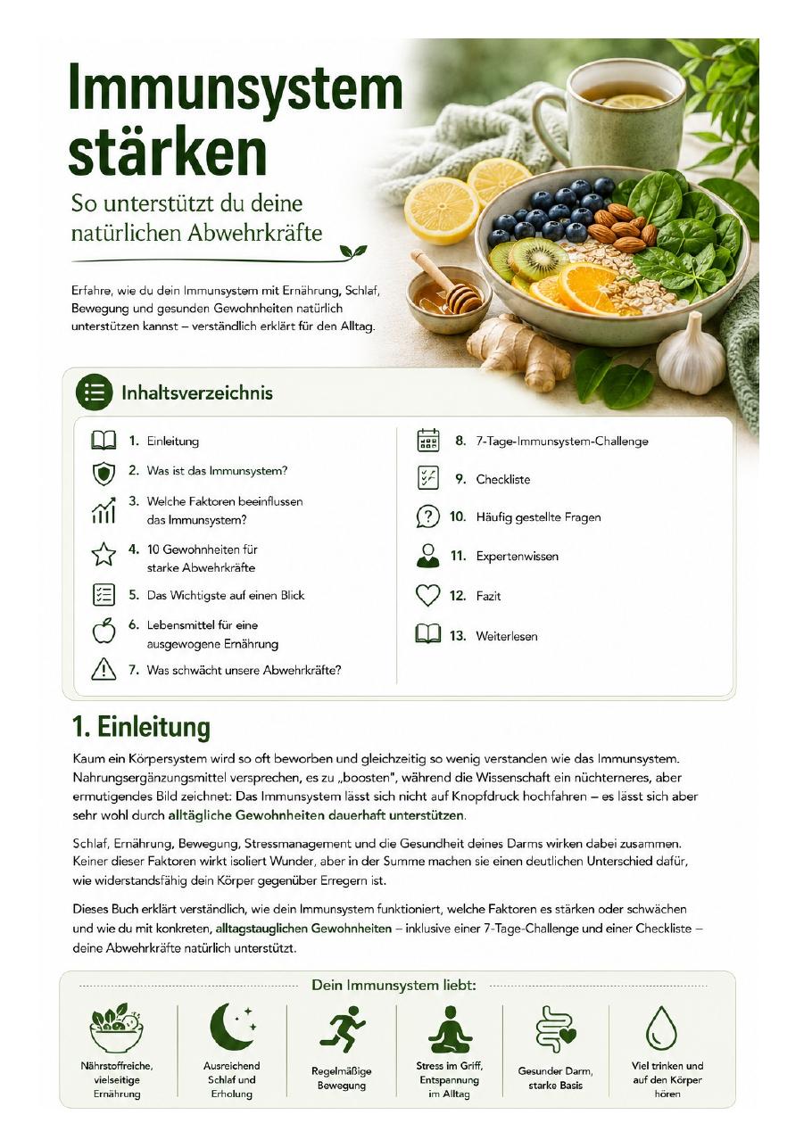 Cover: Immunsystem stärken