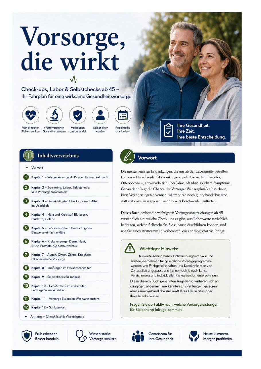 Cover: Vorsorge, die wirkt