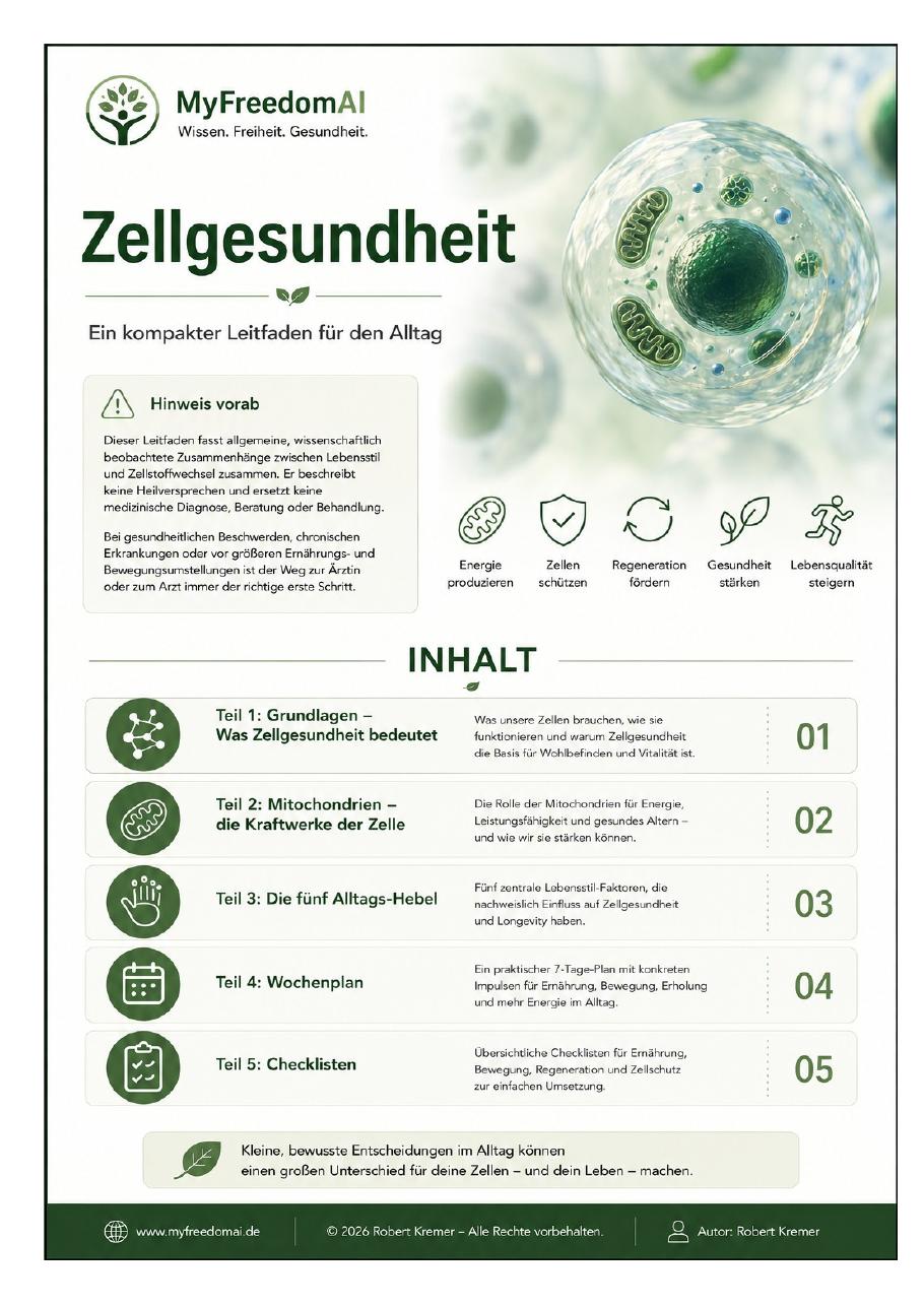 Cover: Zellgesundheit
